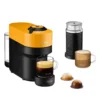 De'Longhi Vertuo Pop Nespresso Machine Bundle Mango Yellow