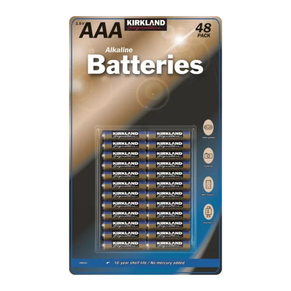 Kirkland Signature AAA Alkaline Batteries